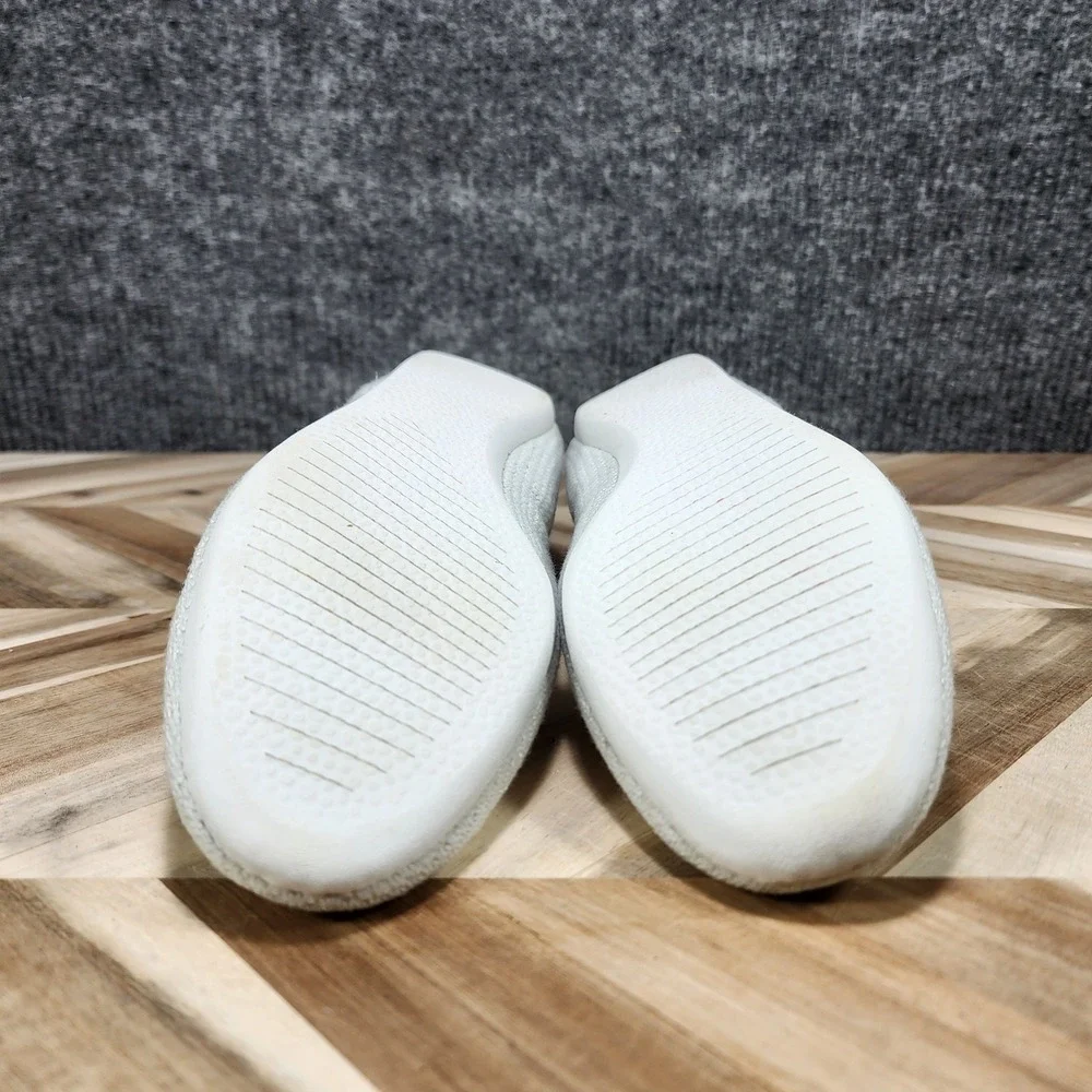 Allbirds Tree Breezers Womens Size 8.5 Natural White Knit Ballet Flats Shoes